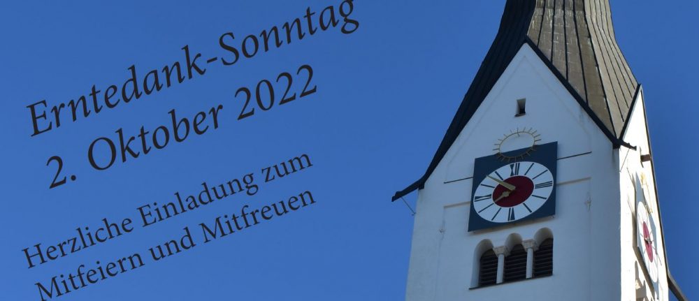 Feier zum Abschluss der Kirchenrenovierung St. Michael am Erntedank-Sonntag, 02. Oktober 2022