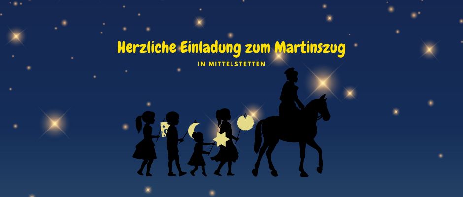 MARTINSZUG in MITTELSTETTEN am Sonntag, 10.11.2024